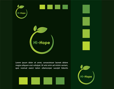 Concept : Hi -Hope Logo Design (Unused / Available For Sale) branding branding design company logo creative logo graphic design graphic designer hope logo logo logo design logo designer logos design minimalist logo