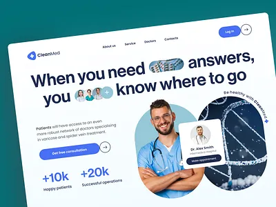 🩻 Healthcare Service SaaS Platform | Hyperactive booking platform branding design design studio edtech fintech health services healthcare hyperactive interfaces medical platform product product design saas social service startup typography ui ux web design