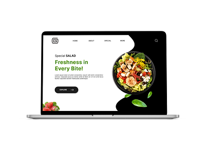 Food Website UI Design figma ui ui design user interface website website design