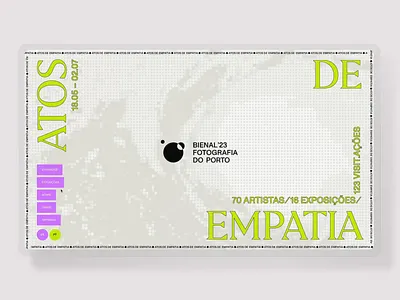 Bienal Fotografia do Porto 2023 Edition / Website/ Activities animation color design fixed interface motion scroll sticky typography ui ux web design