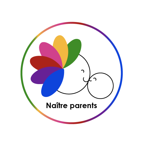 Naitre parents logo aftereffects animation circle face illustrator logo parents