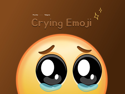Emoji cry daily ui emoji illustration minimal simplr ui ux