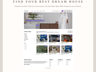 Find Your Best Dream House for Rental, Buy & Sell animation branding graphic design logo ui