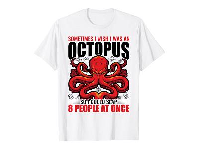 Octopus t shirt design chrokee clothing design design illustration octopus octopus t shirt dseign printing retro retro vintage t shirt sea sea animal shirt t shirts tee shirt tshirt tshirts vector vector design wild