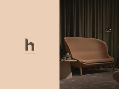 Couchly brand branding brown buro design erneue furniture graphic design identity logo logomark