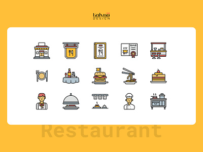 Icons Design. Restaurant burger cafe dishes food gamburger graphic design icons illustration logo restaurant vector