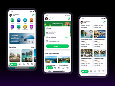 Travel UI App travel app travel ui app