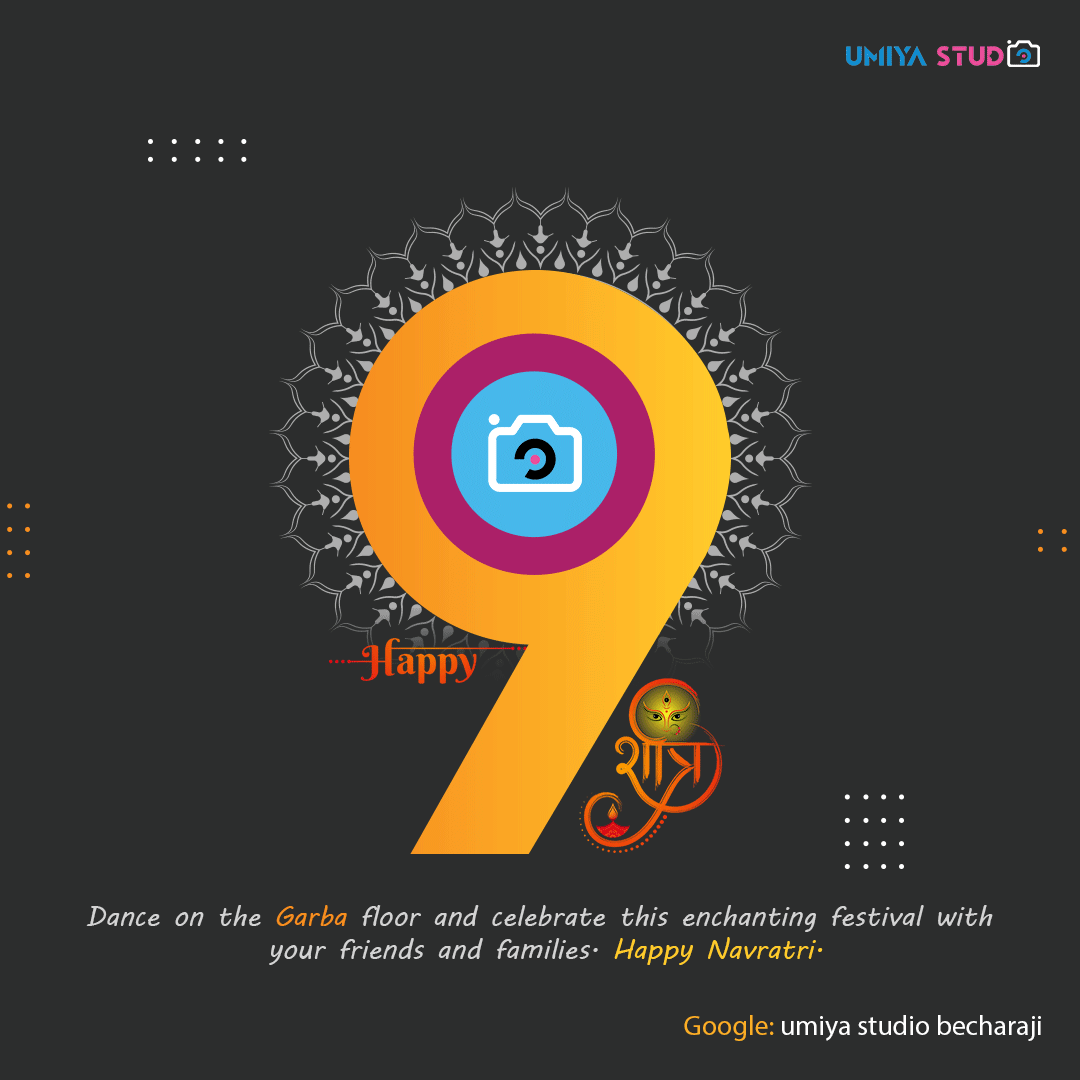 Socia Media Post (.gif) branding cool design creative design design gif graphic design illustration logo navaratri ui uiux vector