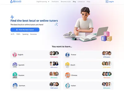 Ostado.com branding design languages teach ui uiux ux