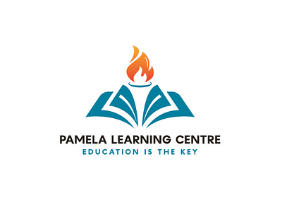 Pamela Learning Centre logo branding educational logo illustration knowledge learning centre logo logo concept logodesign logoidea school logo