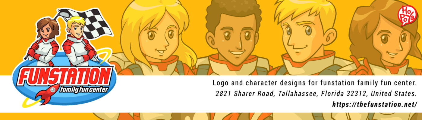 Example of 2 D Cartoon Vector Illustration