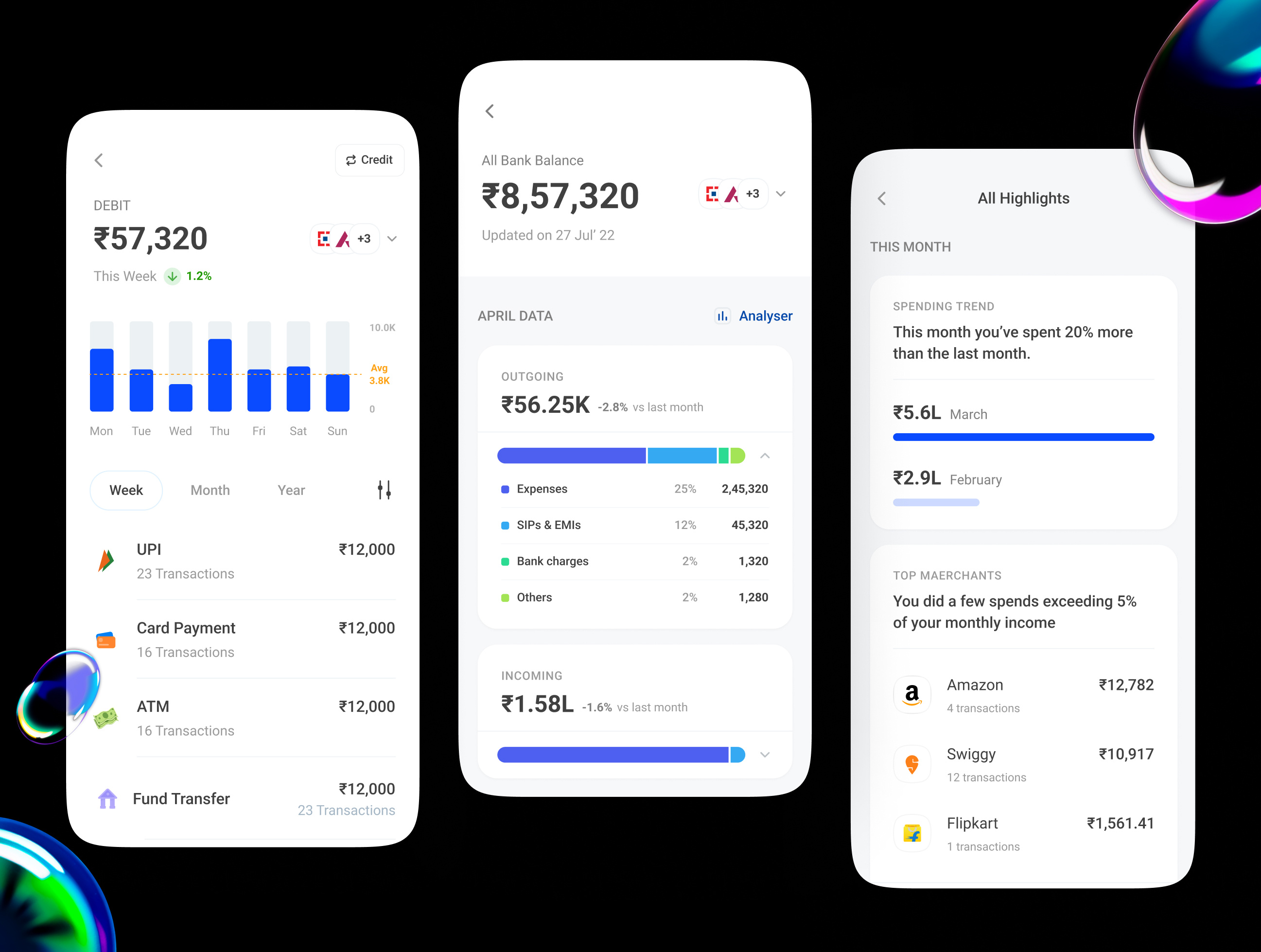 Mobikwik Lens account aggregator design instruction digitalfinance finance financial insights financial well being financial wellness tracker fintech fold lens mobikwik mobikwiklens mobileapp moneymanagement personalfinance product design ui userexperience uxdesign