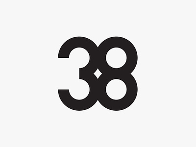 Numbers black branding design digital editorial eight icon illustration line logo minimal number three type vector
