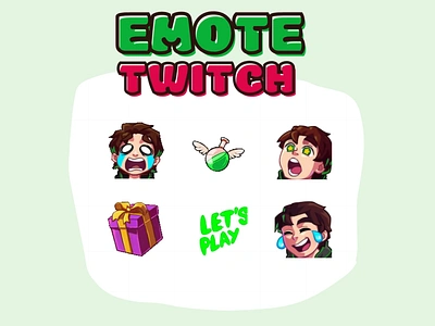 Twitch Emotes for CBASSSSSMC animation badges banner branding design emotes emoticon graphic design header illustration kick logo minecraft motion graphics sticker subbadges ui youtube