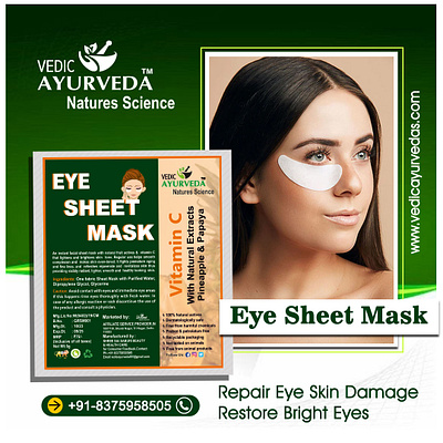 Eye Care Sheet Mask 6g darkcircleremedy eyesheetmask puffyeyes undereyecare