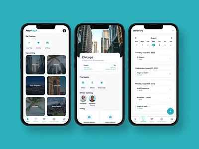Travel Service - Mobile App app app design clean design minimal mobile app mobile app design mobile design mobile ui tourism travel travel agency travel app travel service traveling trendy trip ui uiux uxui