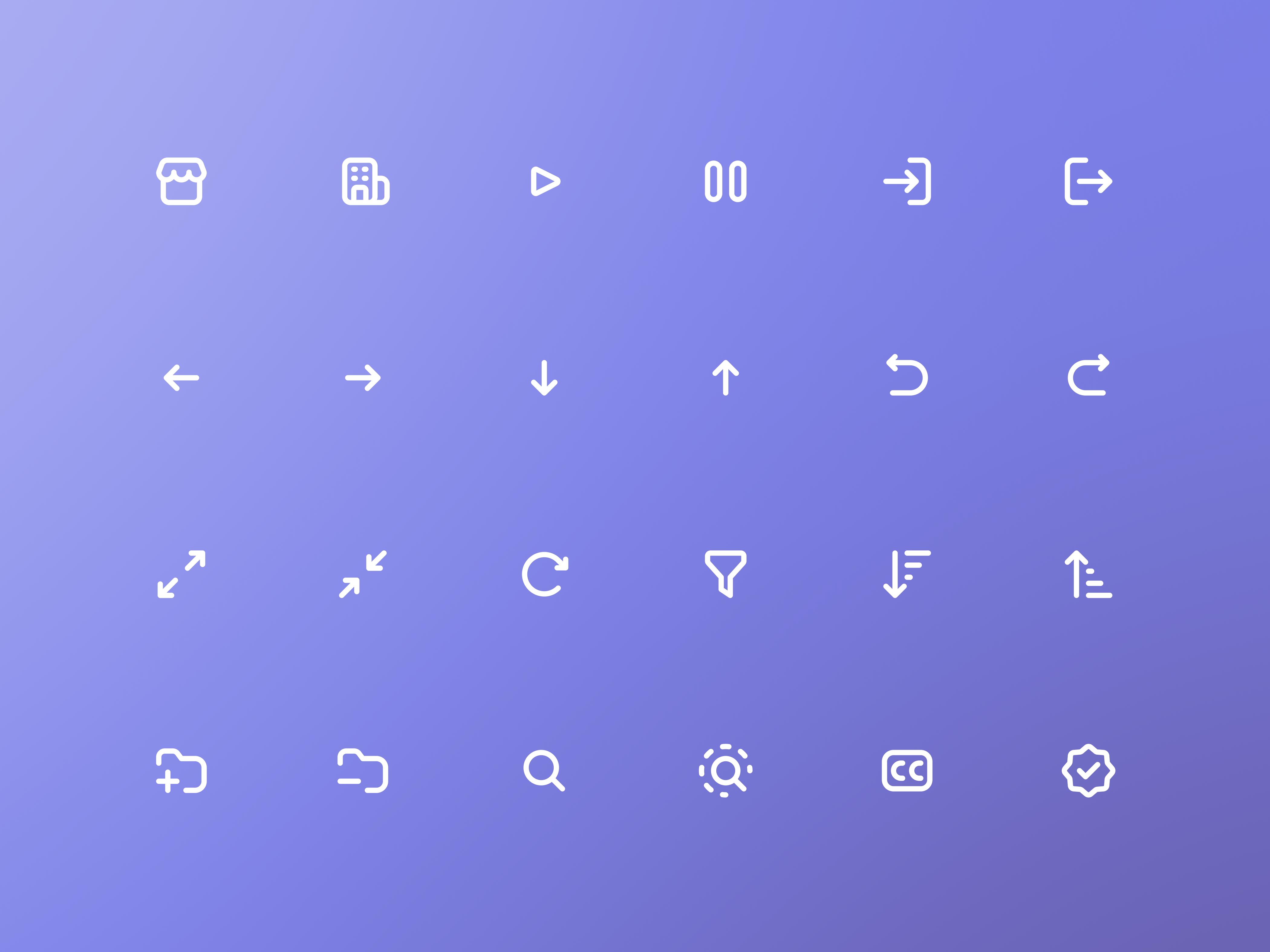 Videoly — Product icons — Pt. 2 app brand clean design design system digital figma icon icon set illustration interface minimal product product design ui ux vector web web design website