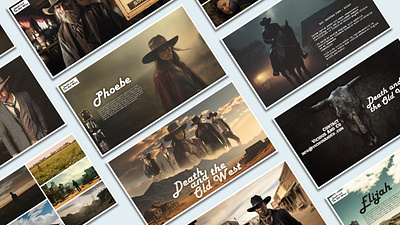 Death and the Old West - Film Pitch Deck film film pitch deck filmmaking movie movie pitch deck pitch deck presentation tv pitch deck