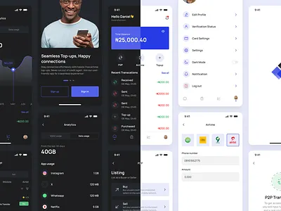 CreditEase Buy and Sell Airtime with Ease branding graphic design ui uidesign uxdesign