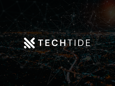 Techtide Logo brand identity branding logo logo design techtide