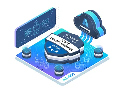 Brand Illustrations for kodekloud.com 2d 2d illusration 3d brand illustration illustration website