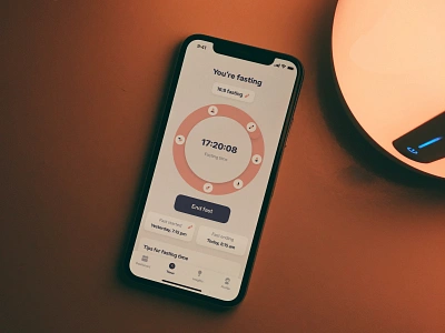Fasting App design fasting ios app iphone mobile mobile app mobile design ui