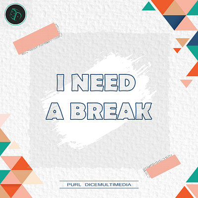 "I need a break "graphic by 2d animation explainer video company aftereffects animation art artwork brainstorming branding concept content creative design graphic design graphicdesigner illustration image marketing motion graphics post sketch socialmedia vector