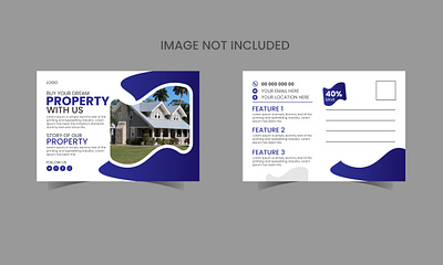 Post Card Design bg vect branding business card business post card byzed ahmed colorful post card corporate post card design digital post card new style post card vector