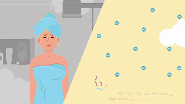 Motion Cuts 819 | MonkeyBusiness animation animation 2d animation after effects bath bathroom design illustration motion motion design motion graphics steam towel woman