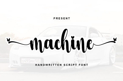 Machine Font machine font