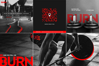 Gym Calander weakly posts branding design facebook graphic design illustration instagram post soical media design vector