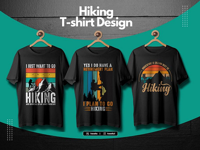 Hiking T shirt Design 3d design ads video black t shirt cloth clothing custom t shirt fashion graphic design hiking print design professional psd short video style t shirt t shirt size template unique viral white t shirt