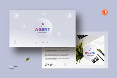 Agent Presentation Template agent graphic design ppt