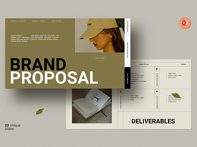 Brand Proposal Presentation powerpoint template