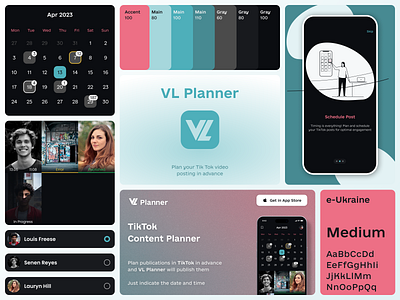 VL Planner Kit branding design illustration logo ui ux