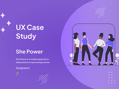 "She Power" - UX Case Study app app design design illustration typography ui userresearch ux