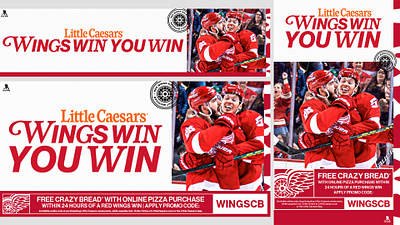 Wings Win You Win adobe photoshop creative design detroit detroit red wings graphic design hockey nhl photoshop red wings typography