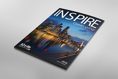INSPIRE Green Living - LED eCatalogue booklet branding catalogue graphic design led lighting magazine pdf product catalogue