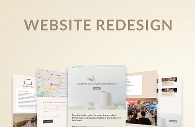 Website Mock-Up Redesign branding design flat graphic design minimal mockup web webdesign website