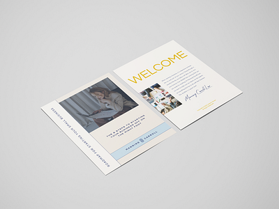Manning Carroll Law Welcome Guide brand identity branding collateral design graphic design logo pdf welcome guide
