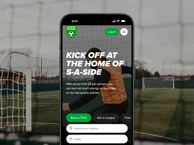 Powerleague website and mobile app app booking flow booking website development ecommerce entertainment events football headless leisure mobile app sport web web design website wordpress