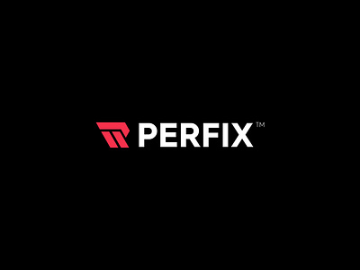 PERFIX™ brand identity branding creative logo graphic design identity logo logo design mark minimal logo p logo symbol vector visual identity