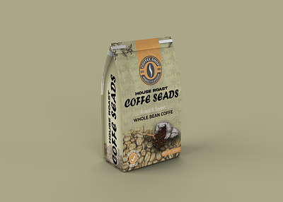 Coffee Pouch Bag Design 3d brand identity branding graphic design label logo pack package package design packaging packaging design pouch product
