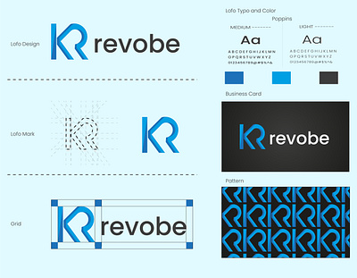 Concept : Revobe (Letter R) Logo Design geometric logo graphic design illustration logo logo design logo folio logo type logodesign minimalist logo modern logo