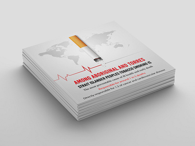 SMOKING FLYER SAY NO TO SMOKE 3d branding flyer graphic design logo