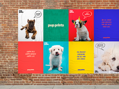 Pup Prints Magazine Poster branding collateral graphic design logo magazine photography poster print deisgn