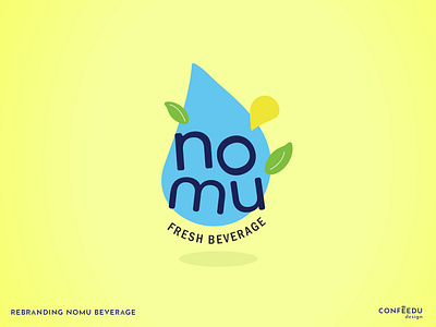 Nomu Fresh Beverage Rebranding beveragedesign beveragelogo branding logo rebranding