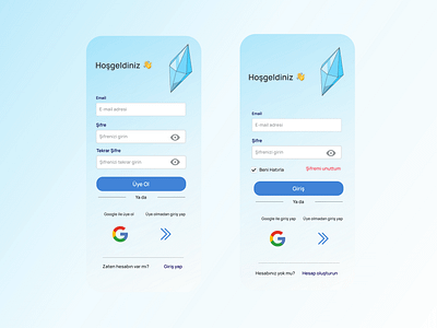 Register/Login Page Daily ui 001 dailyui1 design figma login register ui uidesign uix101