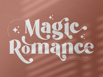 Magic Romance bold book brand business classy design display elegant fashion font logo luxury magazine modern multilingual packaging retro serif vintage visual