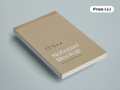 Realistic Notepad Mockup Vol.2 download free freebie journal minimal mockup note notepad paper paperbook pixelbuddha psd realistic simple stationery template